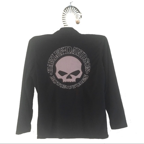 Harley-Davidson Other - HD Harley ϟ Willie G Skull ϟ Embroidery Sweatshirt